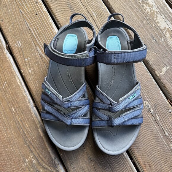 EUC Teva Tirra Comfy Adjustable Sandals in Women's US 10/EU 41 - Picture 1 of 14